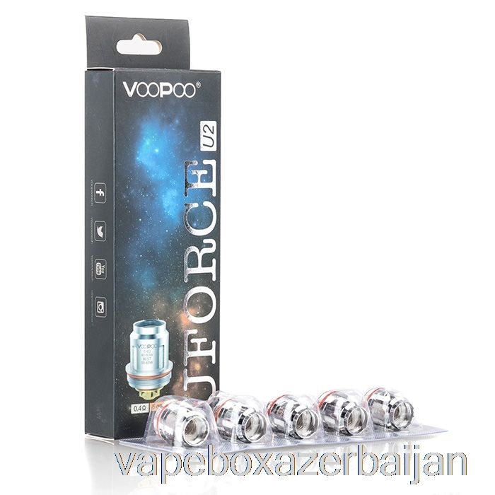 E-Juice Vape VOOPOO UFORCE Replacement Coils 0.3ohm N2 UForce Dual Mesh Coils